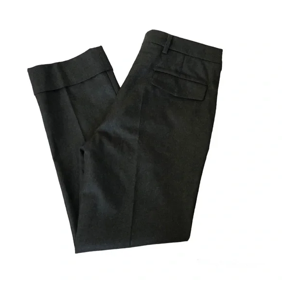 Sofie D’Hoore Wool Dressy Cuffed Olive Green Trouser Pants Women's Size FR 38 - Picture 3 of 15